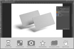 Two Horizontal Business Cards Product Image 2