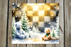 Christmas plaid | 4 retro xmas Sublimation Tumbler designs Product Image 3