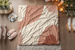 Modern room blanket mockup Product Image 4