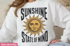 Sunshine State Of Mind PNG, Sun and Moon Sublimation PN Product Image 1