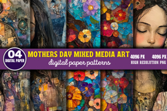 Mothers Day Mixed Media Art Bundle PNG Product Image 4