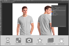 Casual T-shirt Mockup Product Image 1