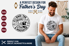 Father's Day SVG Bundle,12 Best Dad Designs SVG,EPS,PNG, JPG Product Image 4