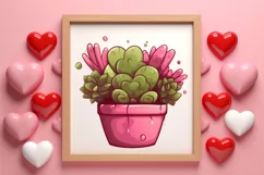 Valentine Vintage Love Clipart, Christmas Clipart Product Image 3