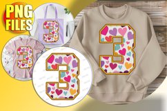 3 Doodle Letter Valentine Festive Whimsical Charm! Product Image 1