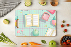 Pastel Back to School Cutting Boards sublimation Design Product Image 3