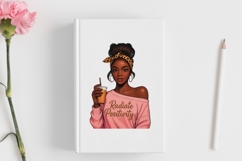 Motivational Melanin woman Sublimation PNG, Graphic Illustra Product Image 3