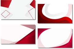 Modern Red White Abstract Backgrounds Vector Product Image 3