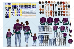 Hockey Family clipart: &quot;HOCKEY CLIPART&quot; Hockey jerseys Sport Product Image 2