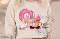 Life Is Better At The Beach Pink Design -Summer Sweet Vibes Product Image 3
