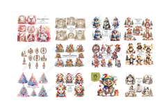 Christmas Mega Clipart Bundle, Xmas Clipart, Huge Bundle Product Image 2