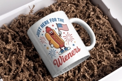 Funny Hot Dog Independence Day PNG 300 DPI Product Image 3