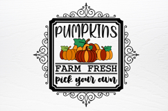 Rustic Fall Farmhouse Sign SVG Product Image 3