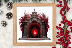 Gothic Christmas Clipart Sublimation, Gothic Christmas Product Image 3