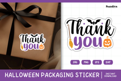 Halloween Small Business Packaging Sticker | Thank You Product Image 1