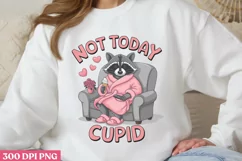 Not today cupid PNG,Sweet Valentines PNG Product Image 3