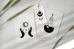 Magic and Celestial svg bundle |Witchy moon svg designs Product Image 8