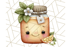 Fruit Doodles Clipart, Cute Cartoon Fruit PNG, Kawaii Food Product Image 3