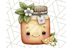 Fruit Doodles Clipart, Cute Cartoon Fruit PNG, Kawaii Food Product Image 3