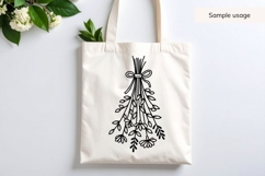 Hand Drawn Dried Flowers SVG - Halloween Decor Product Image 3