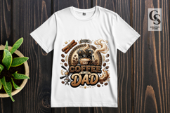 Coffee Dad Sublimation PNG Product Image 3