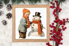 Vintage Christmas Clipart Sublimation, Christmas Clipart Product Image 3