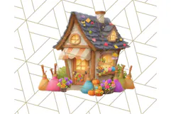 Halloween Candy Shop Clipart PNG, Trick or Treat Clip Art Product Image 3