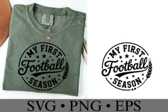 My first Football Season Svg | Sport Svg | Shirt Svg Product Image 3