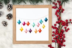 Christmas Origami Style Sublimation, Christmas PNG Product Image 3