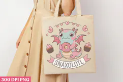 Snaxolotl PNG, Axolotl Sublimation PNG Product Image 3
