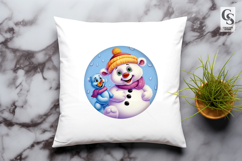 Cute Snow Bear Winter Clipart Sublimation PNG Product Image 3