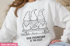 Our friendship is the best PNG, True Friendship Sublimation Product Image 3
