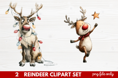 Whimsical Christmas Clipart | Cute Festive Holiday PNG Illus Product Image 1
