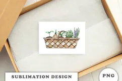 Watercolor Garden sublimation PNG Product Image 3