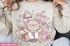 Valentine Nurse Sublimation PNG Product Image 3