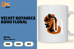 Velvet Botanics Boho Floral Monogram Product Image 1