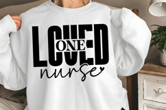 One loved nurse SVG Product Image 3