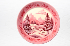 Vintage Pink Christmas Clipart Product Image 3