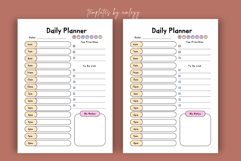 Cute Daily Planner Template Editable Canva Planner Product Image 3