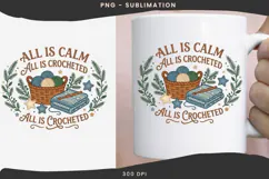 Christmas crochet png design for T-shirts Product Image 2