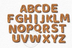 Gingerbread Christmas Alphabet Clipart Product Image 3