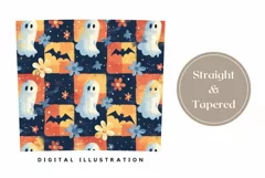 Cute Halloween Tumbler Wrap, Funny Ghost Tumbler Template Product Image 3