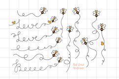 Bee trails svg bundle | flying bee path svg cut files Product Image 2
