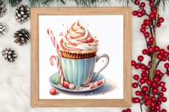 Christmas Coffee Hot Cocoa Sublimation Clipart Product Image 3