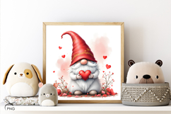 Valentines gnomes digital paper Product Image 3