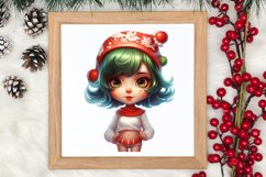 Cute Christmas Set Sublimation Clipart, Christmas PNG Product Image 3