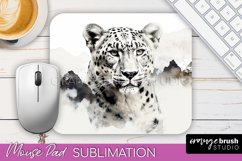Wild Animals Mouse Pad, Mountain Mousepad Sublimation Product Image 1