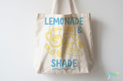 Two-Tone Summer Beach Doodles SVG PNG Product Image 3