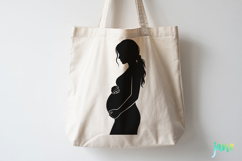 Mother &amp; Child Silhouette SVG PNG Product Image 3