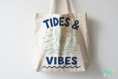 Two-Tone Summer Beach Doodles SVG PNG Product Image 3